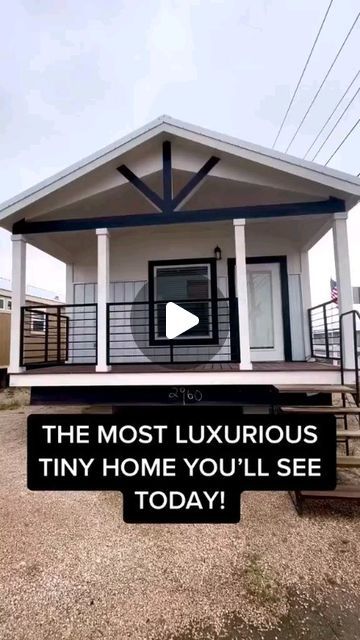 the most luxurious tiny home you'll see today is featured in this ad for real estate