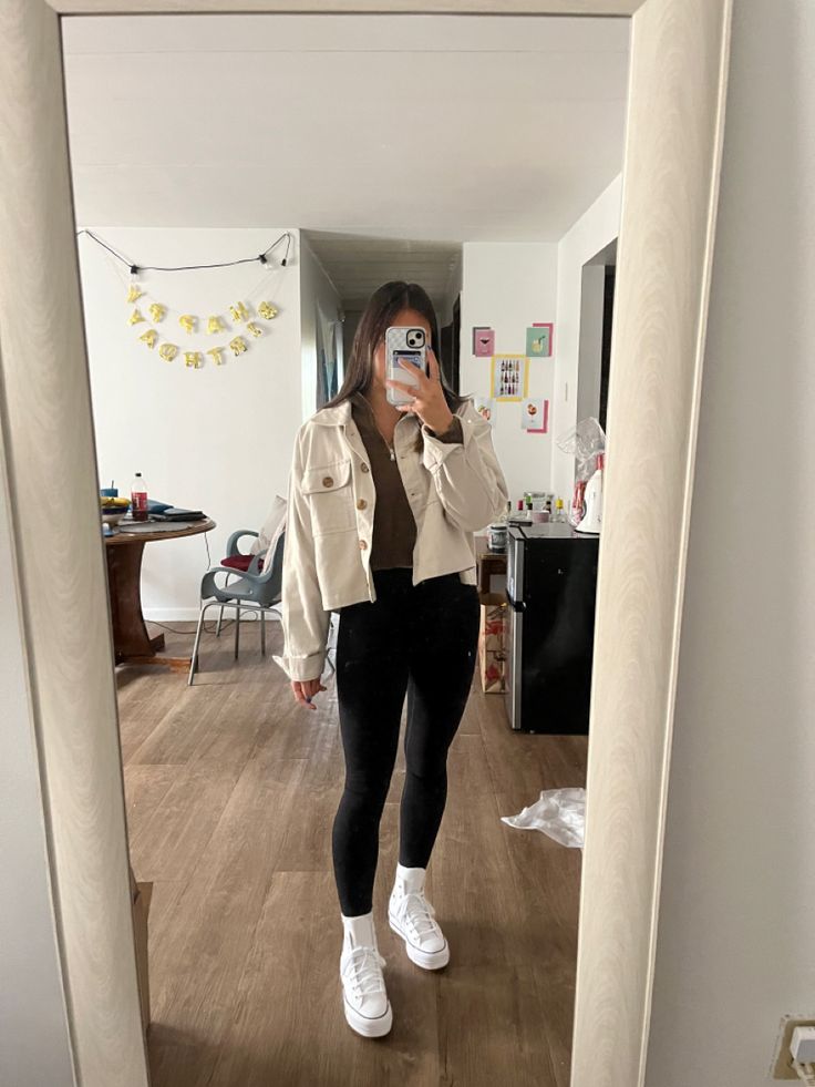 White High Top Chucks Outfit, High Top Chucks Outfit, White Converse Outfit Fall, High Top Converse Outfits Fall, White High Tops Outfit, White Converse High Tops Outfit, How To Style Converse High Tops, White High Top Converse Outfit, White Platform Converse Outfit