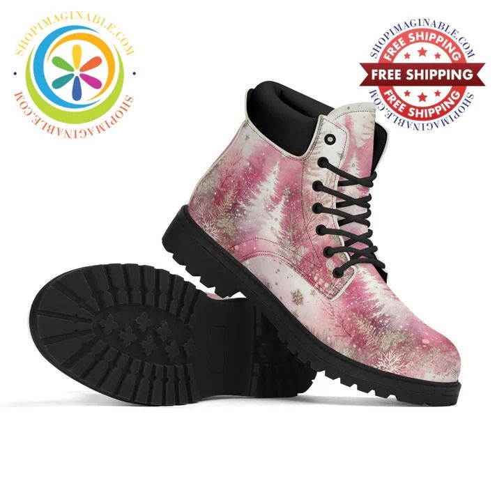 Pink Winter Women's Boots – ShopImaginable.com Trendy Pink Winter Boots, Trendy Pink Lace-up Boots For Fall, Trendy Pink Ankle Martin Boots, Pink Round Toe Boots For Winter, Pink Ankle-high Boots For Winter, Trendy Pink Ankle Lace-up Boots, Winter Pink High-top Combat Boots, Pink Martin Boots With Round Toe For Fall, Fall Pink Martin Boots With Round Toe