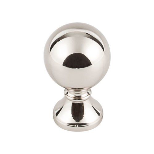 an image of a chrome knob on a white background