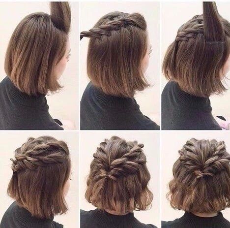 Twist french braid Medium Length Hair Styles With Curls, Renfair Hairstyles Short Hair, Shoulder Length Hair Prom Styles, Bridesmaid Short Hairstyles Half Up, Hairstyles For Thick Hair Medium Easy, Short Hairstyle Women Fancy, Hair Styles For Prom Short Hair, Winter Formal Hairstyles For Short Hair, Easy Hair Dos For Medium Hair