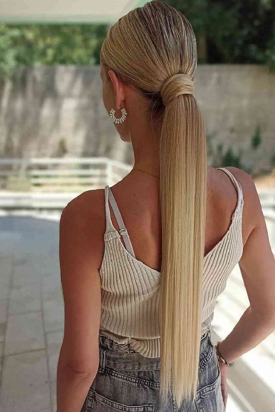 Ponytail Hairstyles Extensions, Cute Ponytail Ideas, Ponytail Haircut, Long Ponytail Hairstyles, Hairstyles Extensions, Cute Ponytail, Ponytail Ideas, Elegant Ponytail, Blonde Ponytail