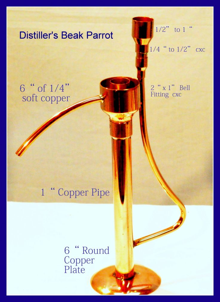 Blueprint to build parrot for distilling How To Make A Still For Moonshine, Making Moonshine, Copper Moonshine Still Plans, Moonshine Distillery How To Make, Homemade Still, Reflux Still, Alcohol Still, Moonshine Still Plans, Barrel Crafts