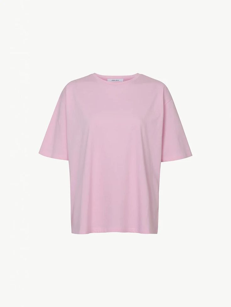 Garçon T shirt - pink – Jeana Sohn Pink Cotton T-shirt For Summer, Pink Cotton Short Sleeve Shirt, Pink Crew Neck Shirt For Summer, Pink Crew Neck Summer Shirt, Pink Cotton T-shirt With Short Sleeves, Pink Relaxed Fit Shirt For Spring, Pink Cotton Summer Shirt, Pink Cotton Crew Neck Shirt, Pink Relaxed Fit Short Sleeve T-shirt