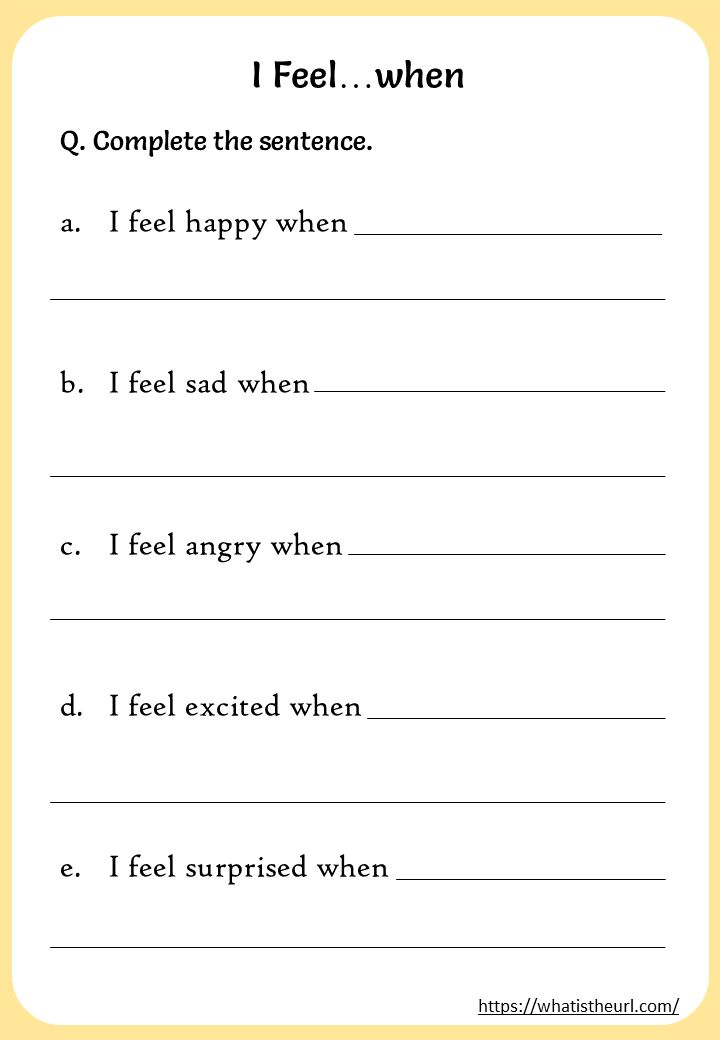 the sentence worksheet for children to learn english