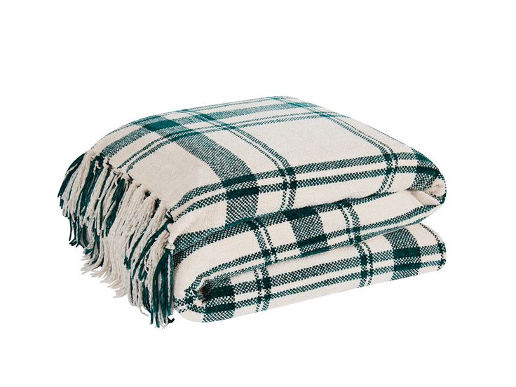 two blankets folded on top of each other