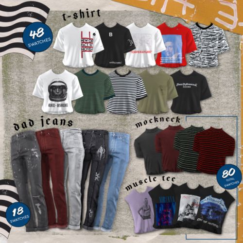 an image of clothes for boys with the names and pictures on them in different languages