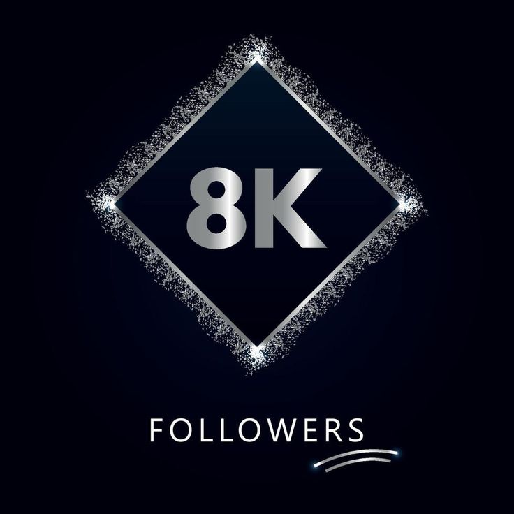 the logo for 9k followers, which is designed to look like an ornament