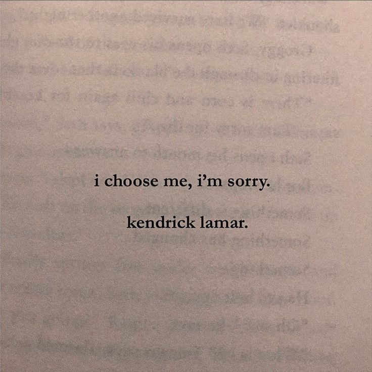 an open book with the words i choose me, i'm sorry