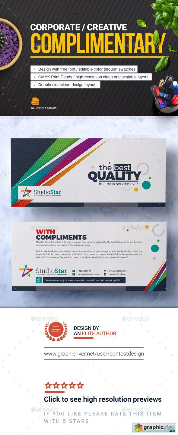 an image of the back side of a business card with different colors and font on it