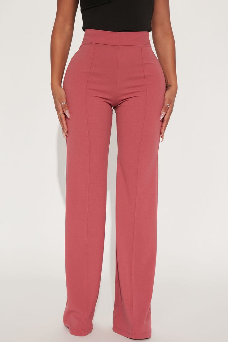 Available In Hunter. Tall: 36" Inseam High Rise Pintuck Front Hidden Back Zipper Stretch 95% Polyester 5% Spandex Imported | Tall Victoria High Waisted Dress Pants in Mauve size XL by Fashion Nova High Waisted Dress, High Waisted Dress Pants, Sweater Jumpsuit, Line Shopping, People Dress, Pin Tucks, Fashion Sense, Sweater Jacket, Dress Pants