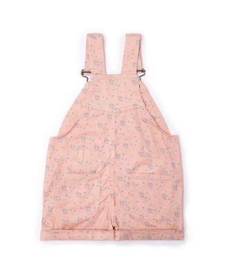 Dotty Dungarees Girls' Floral Print Overall Shorts - Baby, Little Kid, Big Kid Toddler Jumpsuit Summer White Embroidered Flowers, Pink Dungarees, Dungarees Outfits, Kids Web, Denim Overalls Shorts, Summer Denim, Bootie Sandals, Modern Kids, Spring Vibes