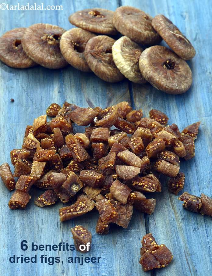 there are several different types of dried figs on the table