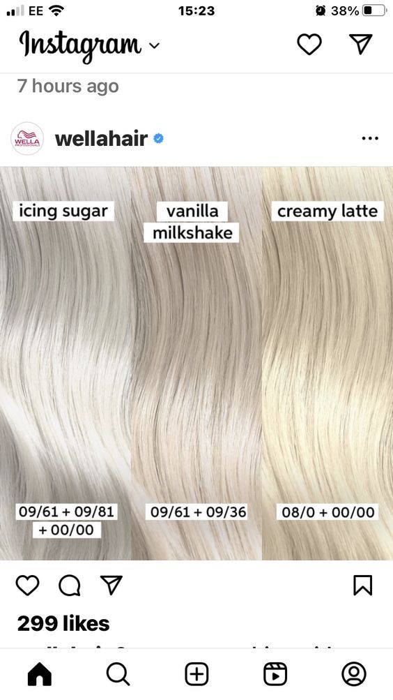 Wella Hair Color Formulas, Platinum Blonde Toner, Silver Hair Color Formula, Sally Beauty Supply Hair Color, Toning Bleached Hair, White Hair Toner, Pravana Hair Color, Wella Formulas, Beige Blonde Hair Color