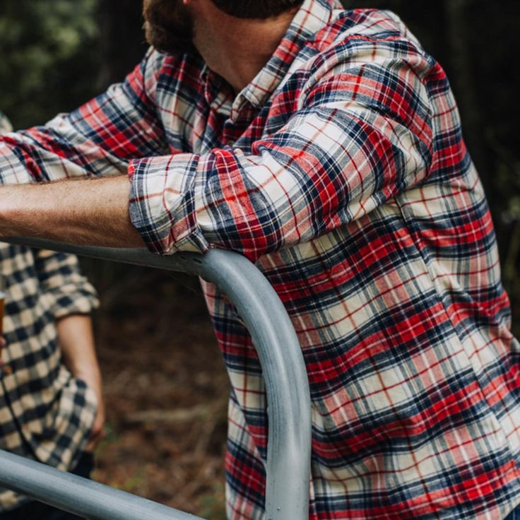 Embrace the spirit of the outdoors with our Fairbanks Flannel Shirt in Lodge Plaid. This classic men's outdoor plaid flannel exemplifies timeless style and rugged resilience. Crafted with premium 100% cotton flannel fabric and one of the most enduring classic plaid patterns, it blends authenticity and elegance. Made with a mid-weight cotton, it is the perfect weight and thickness for cool fall mornings, and to last throughout the day. Washed with an enzyme wash, it gives that soft and perfect br Plaid Long Sleeve Flannel Shirt For Outdoor, Rugged Plaid Flannel Shirt, Outdoor Flannel Plaid Shirt, Classic Flannel Shirt For Outdoor, Classic Plaid Shirt For Outdoor, Plaid Flannel Shirt For Outdoor, Outdoor Plaid Shirt For Fall, Plaid Shirt For Outdoor Fall Occasions, Plaid Shirt For Outdoor Fall Activities