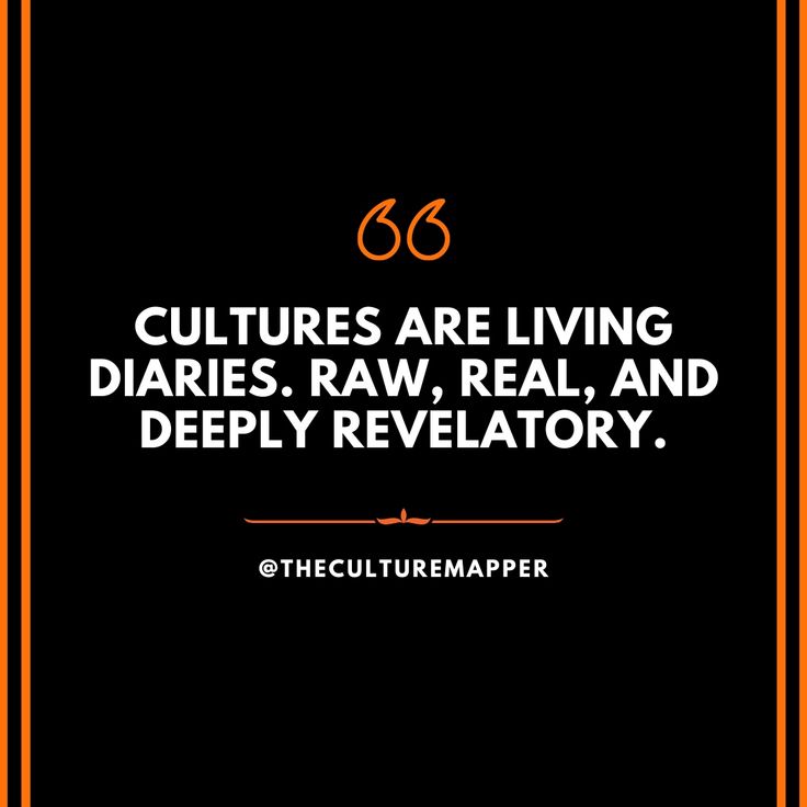 an orange and black frame with the words culture are living, daring raw, real, and deeply revaletory