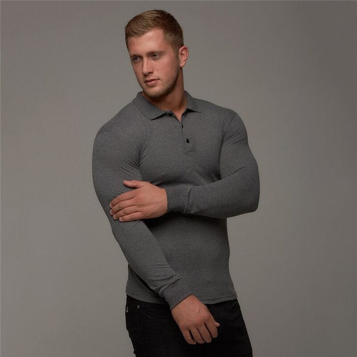 High-Quality Men's Long Sleeve Polo Shirt Elevate your casual and business attire with our breathable cotton polo shirt for men. Experience comfort and style in this top-notch poloshirt, perfect for any occasion. SPECIFICATIONS size: M, L, XL, XXL Type: Slim Suitable for the crowd: youth Style: Casual Sleeve Length(cm): Full Pattern Type: Solid Origin: Mainland China Material: COTTON Listing Year / Season: Spring,Autumn,Winter Feature: Breathable Colour: White, black, red,gray,army green Color S Fitted Polo Shirt With Casual Collar, Fitted Cotton Polo Shirt For Business, Casual Collared Polo Sweater For Business, Casual Long Sleeve Polo Sweater For Business, Classic Gray Cotton Polo Shirt, Casual Long Sleeve Polo Shirt For Business Casual, Slim Fit Cotton Collared Polo Shirt, Slim Fit Collared Cotton Polo Shirt, Solid Cotton Slim Fit Polo Shirt