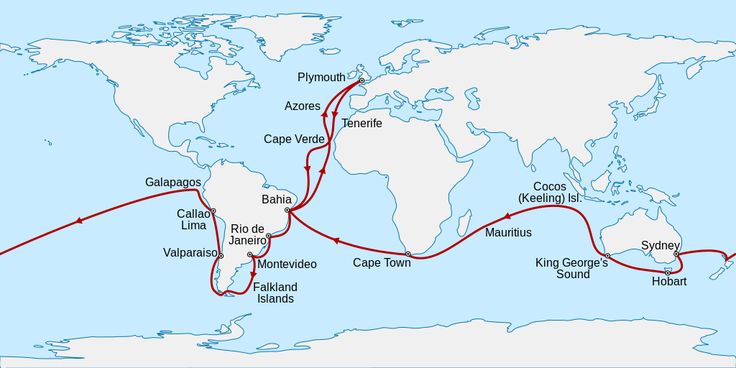 a map showing the routes for different countries