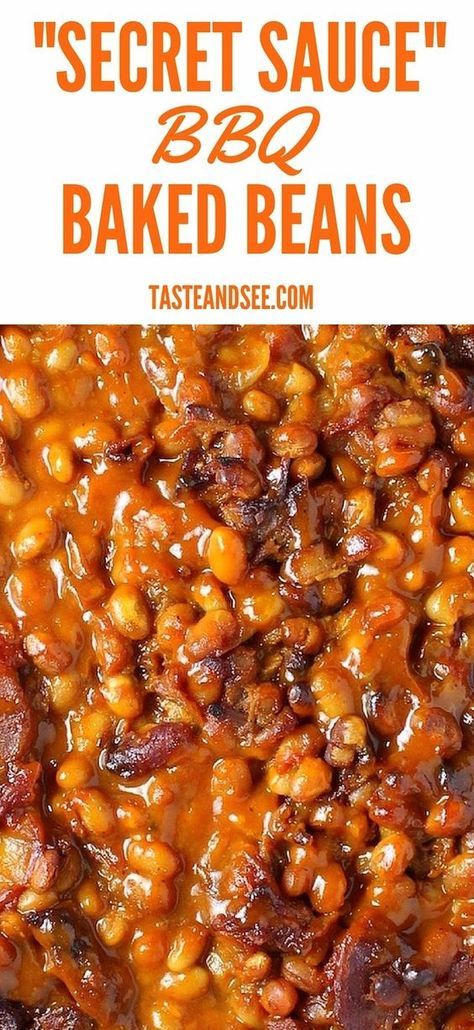 baked beans are the secret ingredient in this recipe and it's so good to eat