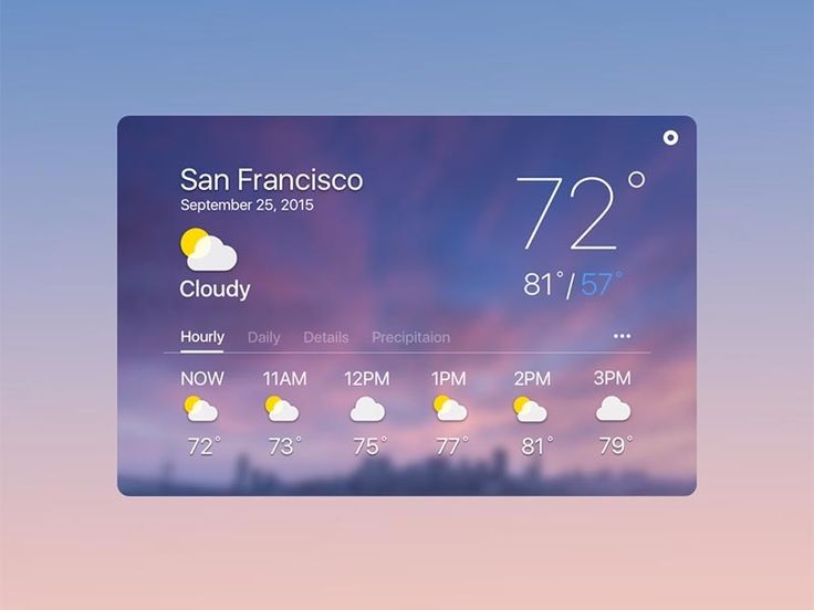 an iphone screen showing the weather in san francisco