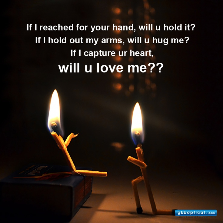 two candles with the words if i reached for your hand, will you hold it?