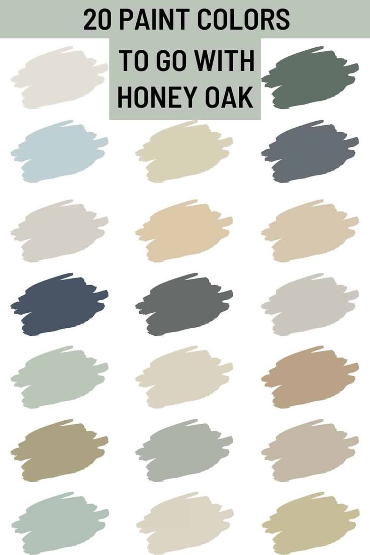 20 paint colors to go with honey oak