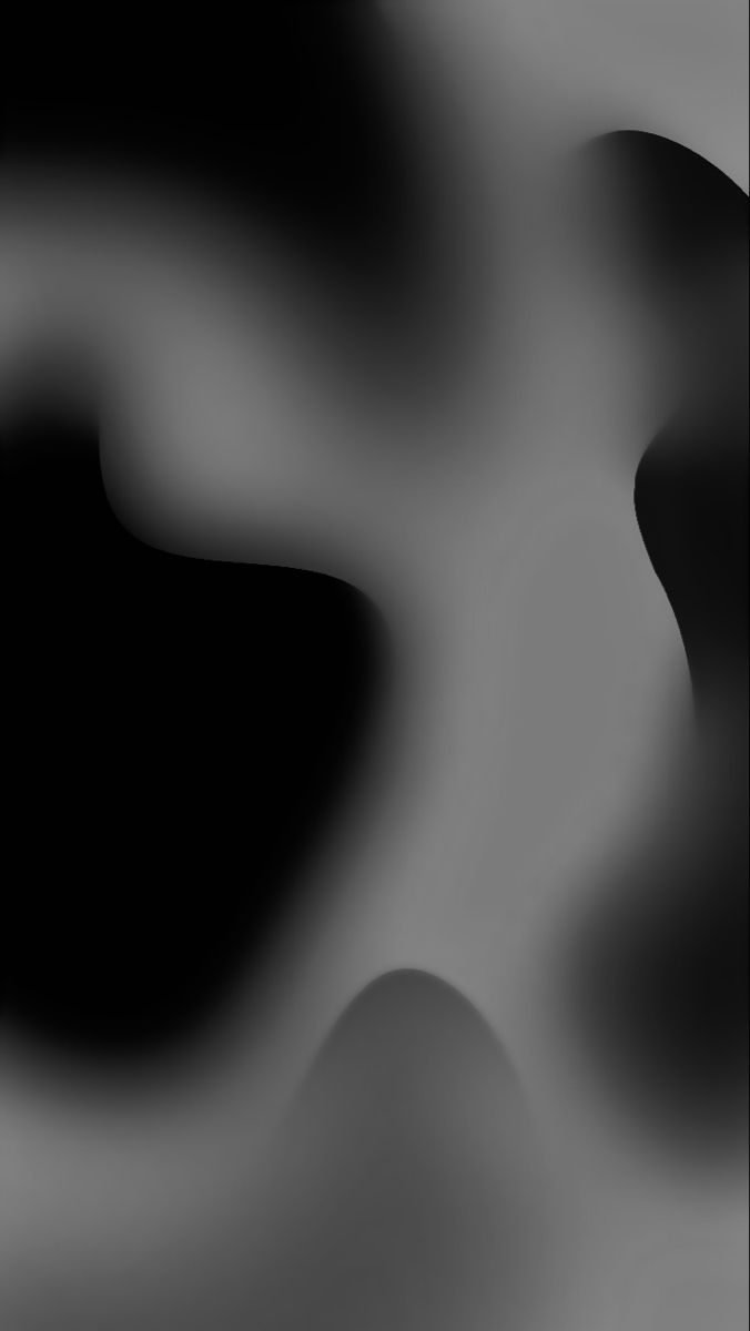 an abstract black and white background with some blurry shapes in the middle, including two circles