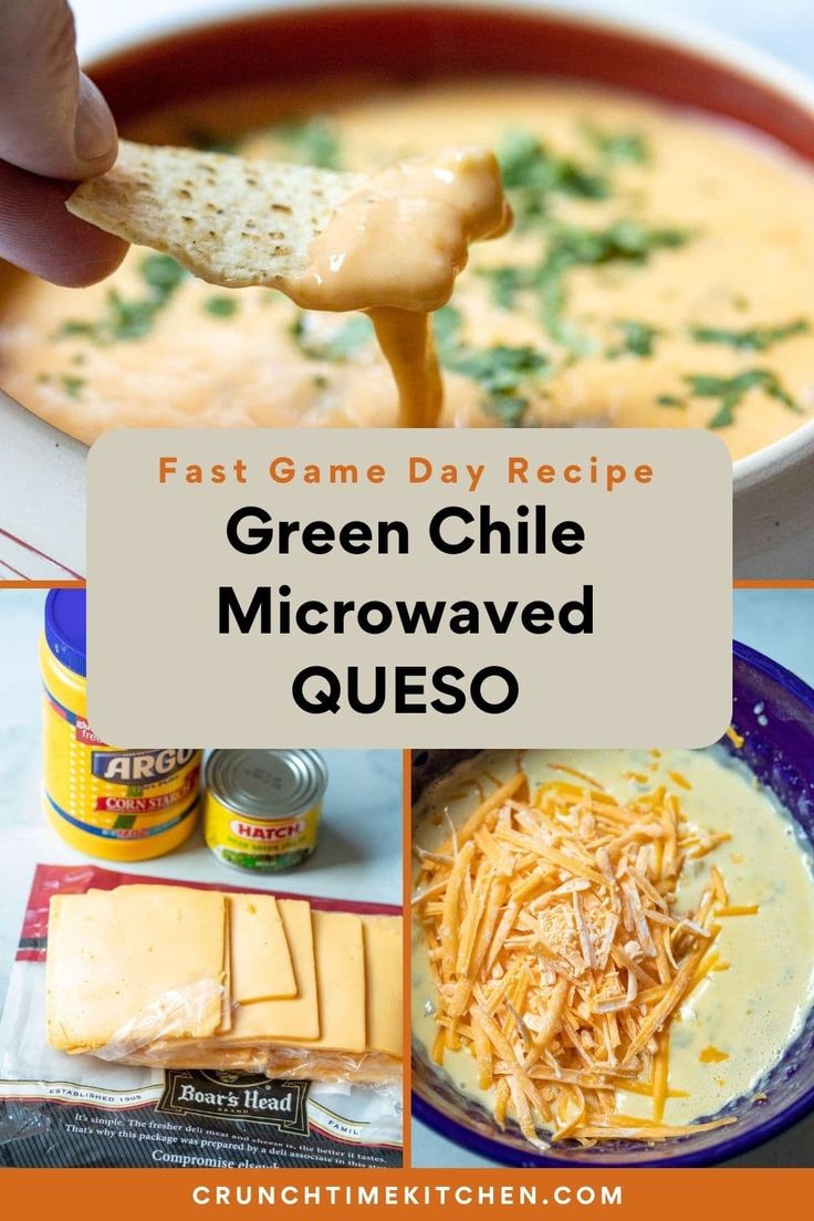 green chile microwaved quesadilla soup with cheese