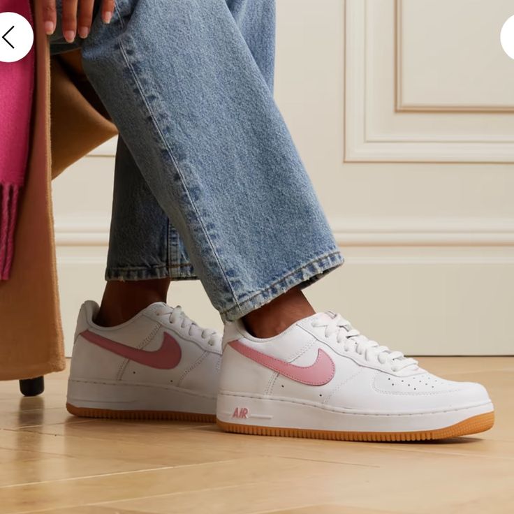 Unisex Airforce With Soft Baby Pink Swoosh. Men’s 7.5 Women’s 9 New Authentic Casual Pink Nike Air Force 1 With Gum Sole, Casual Nike Air Force 1 Mid-top With Gum Sole, Nike Air Force 1 Mid-top With Air Max Cushioning, Nike Tanjun, Training Sneakers, Nike Pegasus, Nike Metcon, Air Max Women, Nike Flex