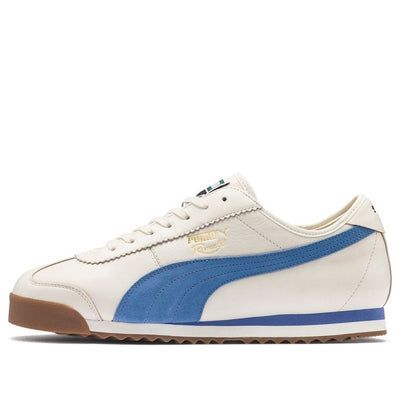 Puma Roma '68 OG 'Blue Yonder' 370601-01 (SNKR/Unisex) Puma Roma Outfit, Retro Puma Sneakers For Sports, Blue Puma Sneakers With Round Toe, Rare Puma Shoes, Blue High-top Puma Sneakers, Puma Blue Artist, Fashion Performance, Stylish Sneakers, Your Perfect