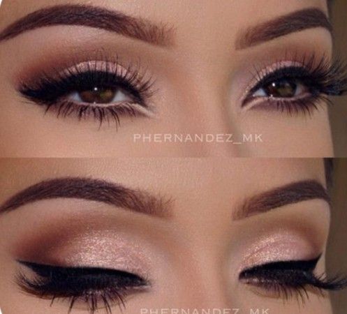 About Brown Eyes, Bridal Makeup For Brown Eyes, Brown Eyes Makeup, Seductive Makeup, Bombshell Makeup, Make Up Designs, Seductive Eyes, Wedding Hairstyles And Makeup, Glam Wedding Makeup