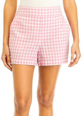 Perfect to wear to a picnic, these elastic waist shorts from Crown & Ivy are crafted from a blend of cotton and linen for a soft-hand feel. | Crown & Ivy Women's Printed Linen Shorts, XXL A Picnic, Elastic Waist Shorts, Dream Board, Soft Hands, Printed Linen, Linen Shorts, Soft Hand, Short Outfits, Ivy