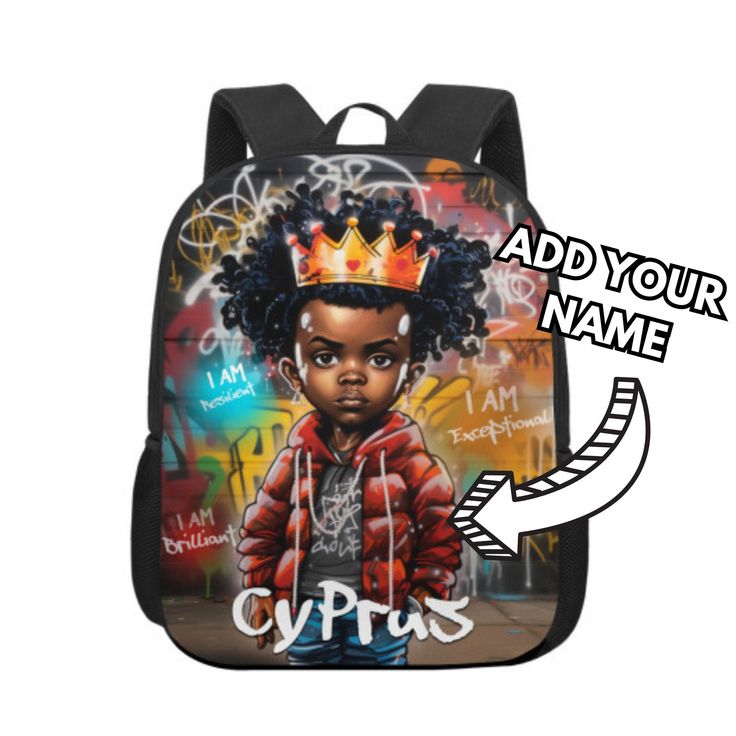 🎒 Elevate Confidence and Positivity with our Personalised School Backpack🌟 Help your child start their school day with a boost of positivity and self-assurance! Our Personalized Affirmation School Backpack is more than just a bag; it's a source of daily inspiration and empowerment. Why Choose Our Backpack? ✨ Customized Affirmations: Each backpack is uniquely personalized with your child's name and a set of motivating affirmations. Choose from a variety of encouraging phrases like "I am smart," Student Bags With Letter Print For Back To School, Back To School Backpack With Letter Print For Students, Back To School Backpack With Letter Print, Rectangular Backpack With Letter Print For School, Back To School Rectangular Backpack With Letter Print, Rectangular School Backpack With Letter Print, Customizable Black Travel Backpack, Casual Backpack For End Of School Year Events, Back To School Softback Bags For School Events