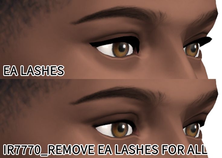 two different types of eyes are shown in this graphic above the caption, it's time to remove lashes for all