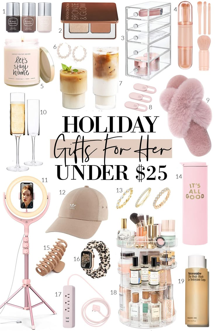 holiday gifts for her under $ 25