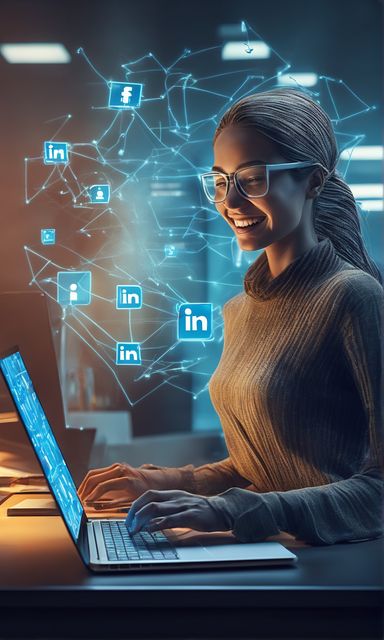 Best AI-Powered LinkedIn Caption Generators Linkedin Content, Linkedin Profile Picture Creative, Linkedin Post Design For Business, Linkedin Learning, Content For Linkedin, Digital Marketing Logo, Linkedin Optimization, Social Media Digital Marketing, Technology Photos