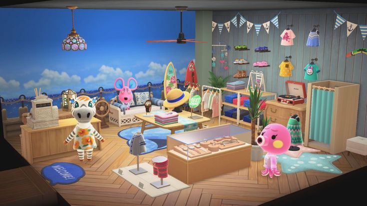 an animated room with toys and decorations on the walls