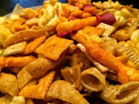 a pile of cheetos sitting on top of a table