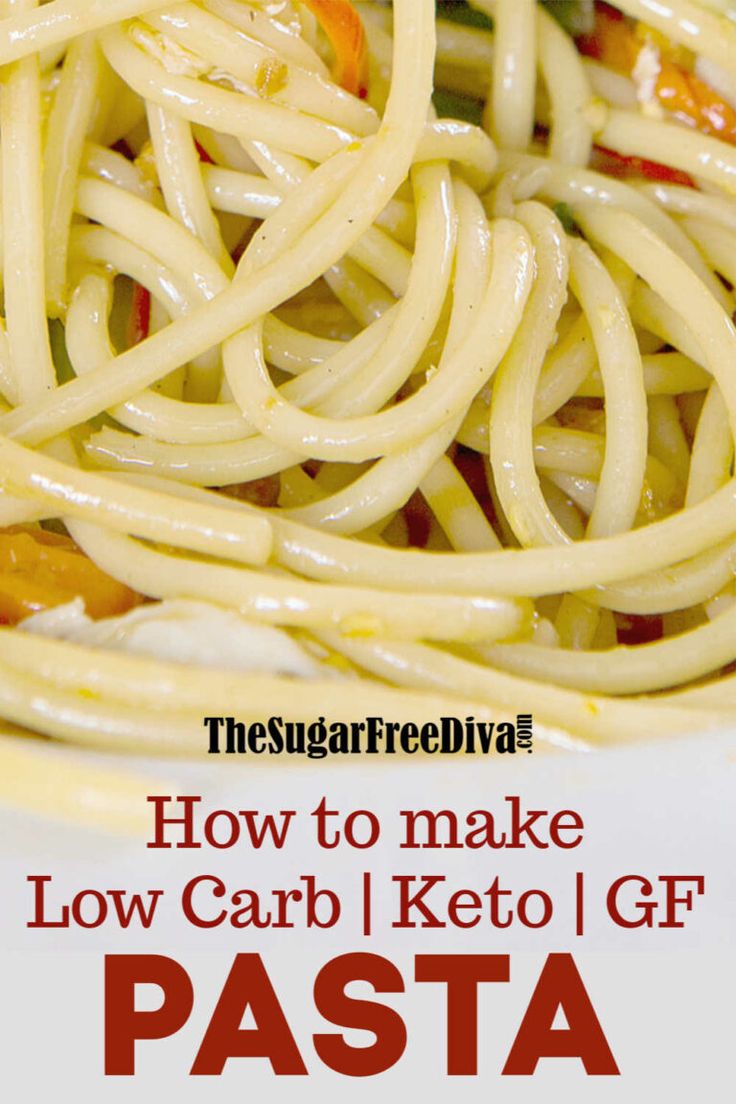 how to make low carb keto gf pasta with the sugar free diva