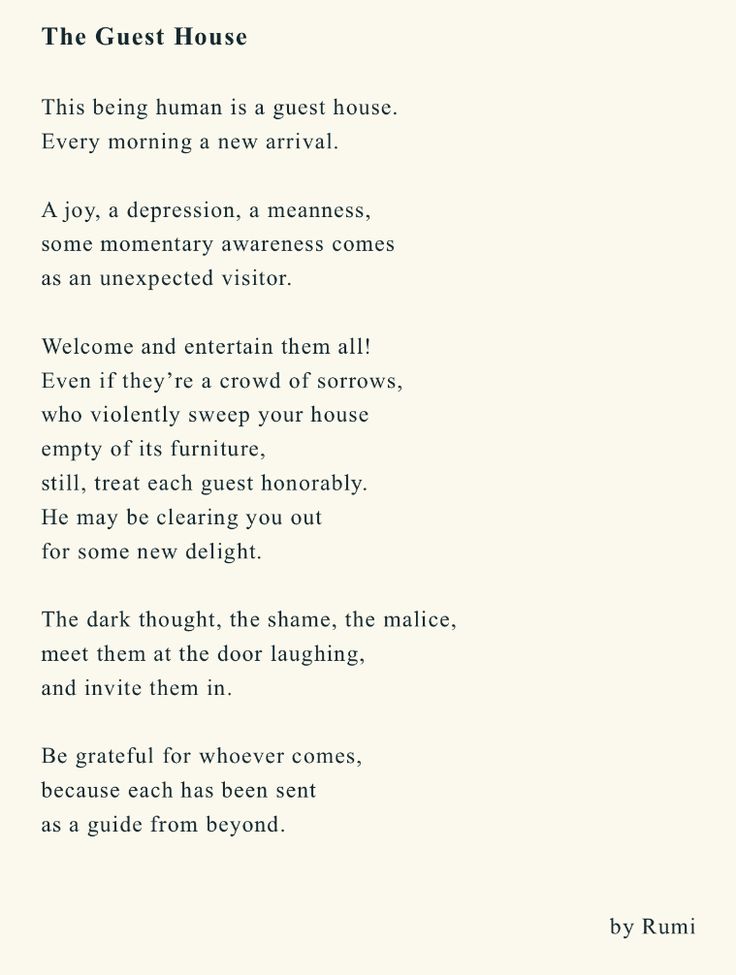 the guest house poem by rumi