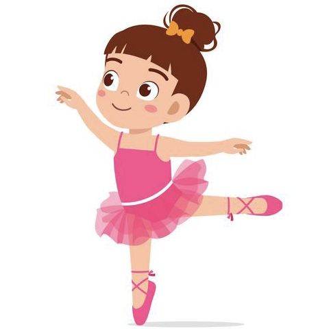 Dancing Clipart, Crown Illustration, Ballerina Costume, Baby Logo, Girl Superhero, Bear Cartoon, Girls Wear, Cute Characters, Cartoon Kids