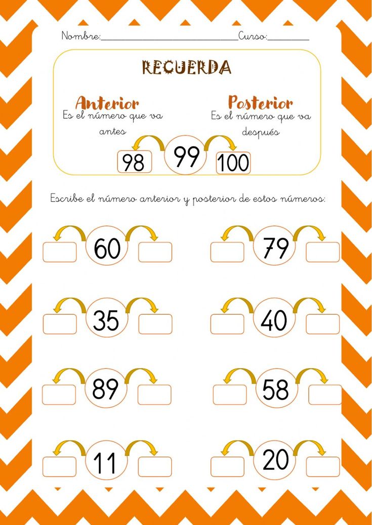 an orange and white chevroned pattern with numbers on it, including the number line