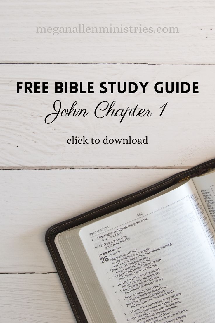 an open bible with the words free bible study guide