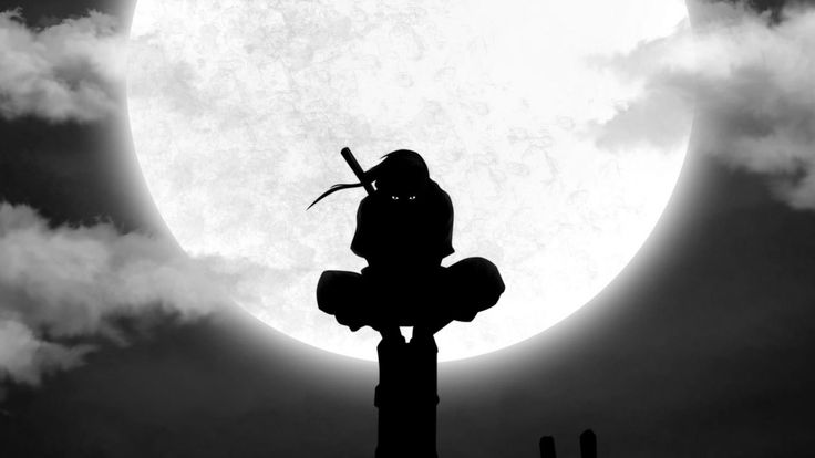 a person sitting on top of a pole in front of the moon