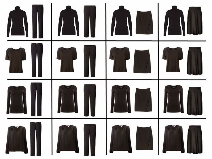 An "All-Black" Capsule Wardrobe - The Vivienne Files Jeans Capsule Wardrobe, Black Capsule Wardrobe, Capsule Style, All Black Outfits For Women, The Vivienne Files, Vivienne Files, Limited Palette, Wardrobe Sets, Capsule Closet