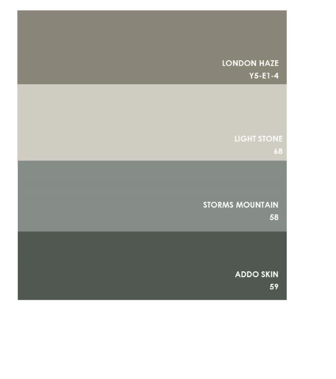 some grays and browns are in the same color scheme