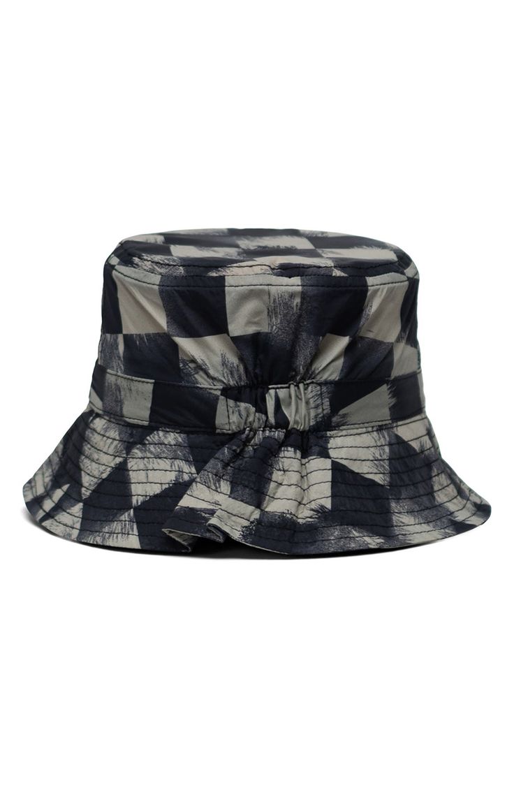 Baby will be ready for sunny days in this versatile bucket hat featuring built-in sun protection and a removable chin strap. Removable hook-and-loop chin strap Ages 6–18 months UPF 50+ sun protection 100% nylon Spot clean Imported Black Bucket Hat With Uv Protection For Vacation, Black Bucket Hat With Upf 50+ For Summer, Black Bucket Hat With Upf 50+, Short Brim, Black Bucket Hat With Upf 50+ And Curved Brim, Black Summer Bucket Hat With Uv Protection, Adjustable Outdoor Bucket Sun Hat, Packable Outdoor Bucket Hat With Short Brim, Adjustable Black Bucket Hat For Vacation, Black Adjustable Bucket Hat For Vacation