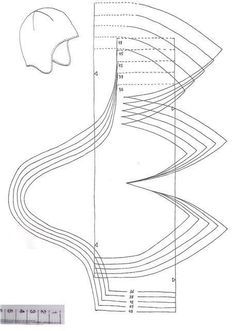 the diagram shows an image of a person's head and neck, with lines drawn across it