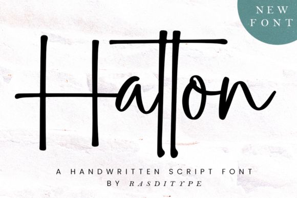 the handwritten font has been designed to look like it is written in black ink