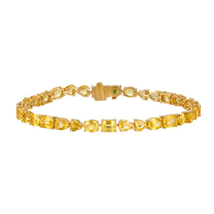 18k Yellow Gold Yellow Sapphire 13.41 Cts Please allow 6-8 weeks for delivery. All prices are in US Dollars. Sapphire Tennis Bracelet, Diamond Tennis Bracelet, Hello Gorgeous, Tennis Bracelet Diamond, Us Dollars, Yellow Sapphire, Tennis Bracelet, Black Friday Sale, White Gold Diamonds